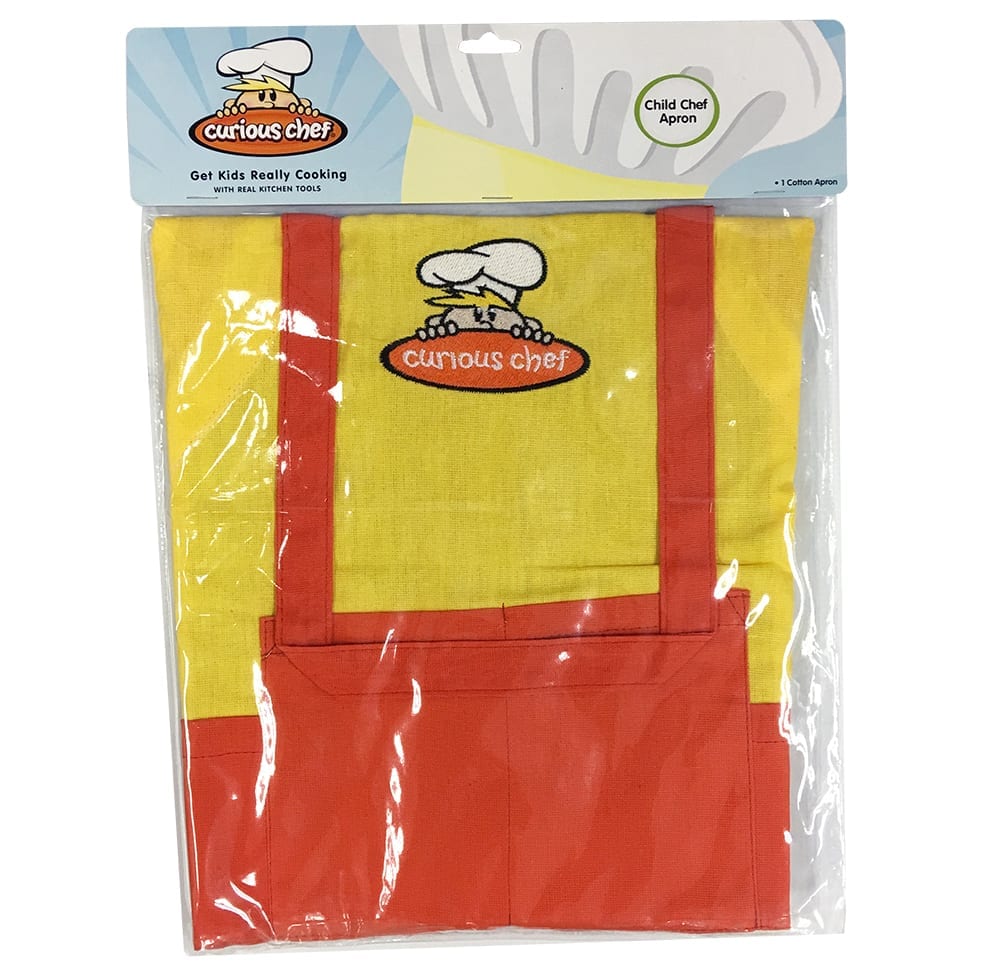 Curious Chef Child Chef Textile Set, 4-Piece