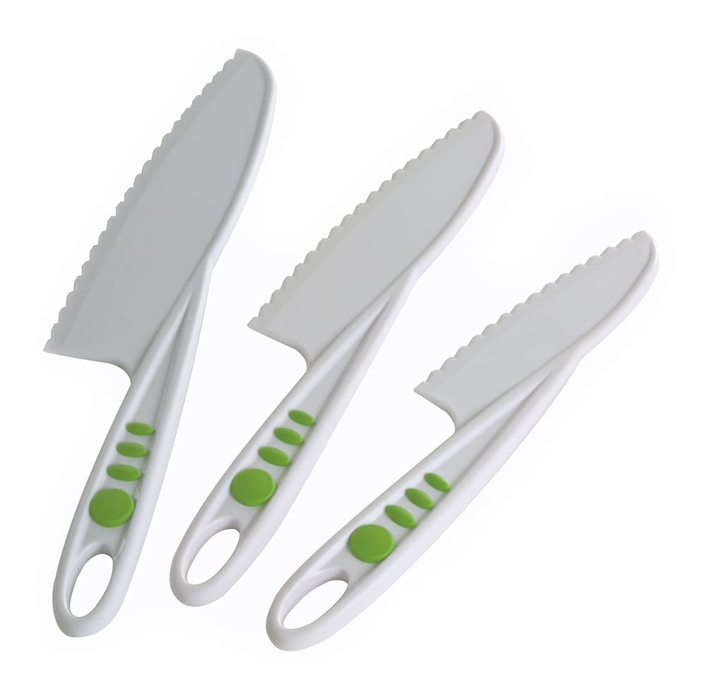 Kid Friendly Kitchen Knife Set, Nylon Knife Set